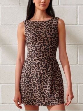 YPB Sculptlux Leopard Print Dress